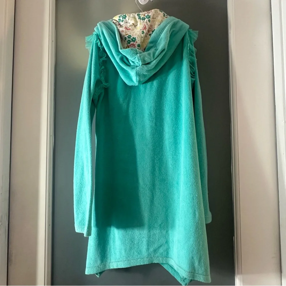 Disney Teal Tinkerbell long sleeve Swim Coverup